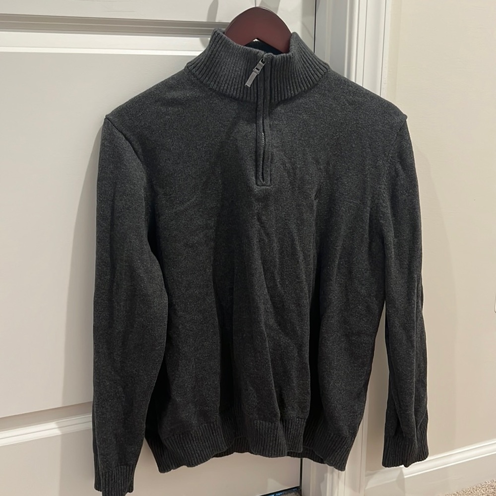 Mens Nautica light zip sweater